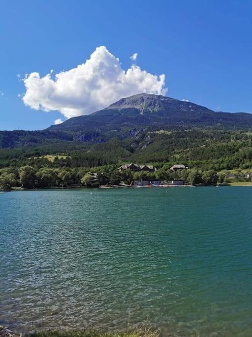 Duplex Cocooning Avec Vue Lac Et Montagnes Savines Eksteriør bilde
